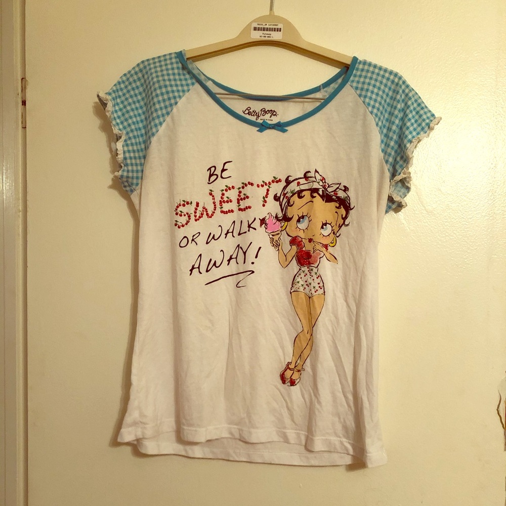 Betty Boop Pajama Top